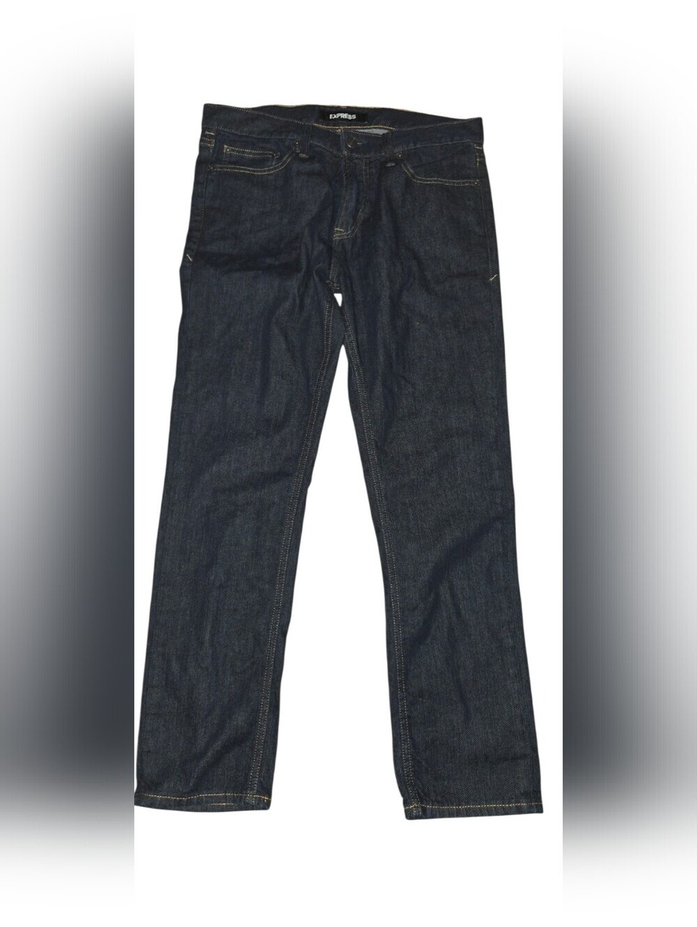 Women’s Dark Blue Straight Leg Jeans - Picture 8 of 14